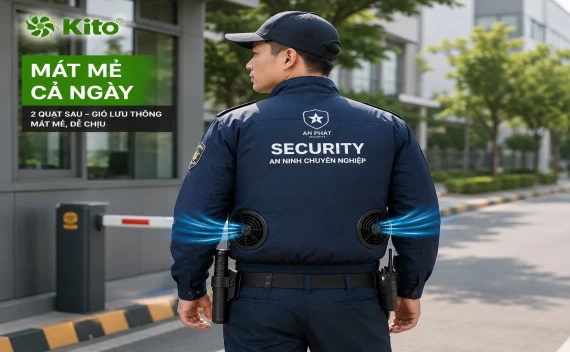Áo Điều Hòa Cho Bảo Vệ, An Ninh - Trực Ngoài Trời Cả Ca Không Ngán Nắng