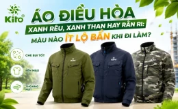 Áo Điều Hòa Xanh Rêu, Xanh Than Hay Rằn Ri: Màu Nào Ít Lộ Bẩn Khi Đi Làm?