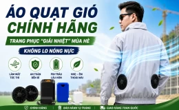 Áo quạt gió chính hãng - Trang phục "giải nhiệt" mùa hè, không lo nóng nực