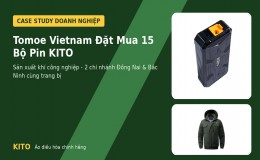 Tomoe Vietnam Đặt Mua 15 Bộ Pin KITO – Trang Bị Cho 2 Chi Nhánh Đồng Nai &amp; Bắc Ninh