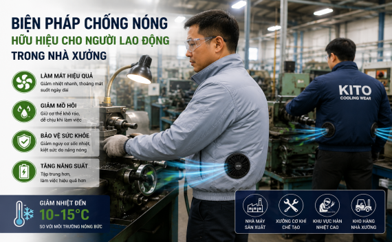 7 Biện Pháp Chống Nóng Cho Người Lao Động Nhà Xưởng