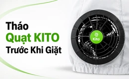 Cách Tháo Quạt Áo Điều Hòa KITO Trước Khi Giặt: 6 Bước