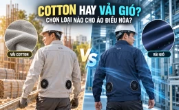 Vải Cotton Hay Vải Gió Cho Áo Điều Hòa? So Sánh