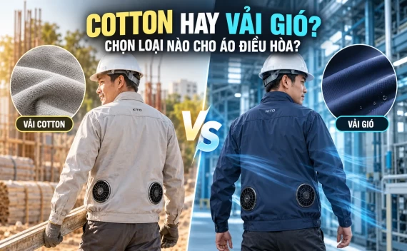 Vải Cotton Hay Vải Gió Cho Áo Điều Hòa? So Sánh