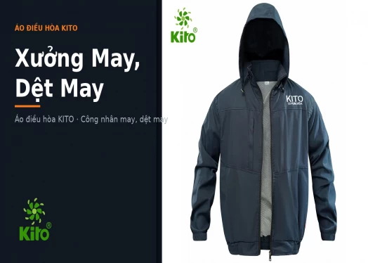 Áo Điều Hòa Kito Cho Công Nhân Xưởng May, Nhà Máy Dệt May