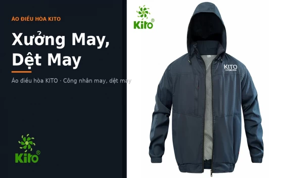 Áo Điều Hòa Kito Cho Công Nhân Xưởng May, Nhà Máy Dệt May