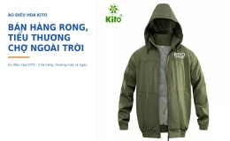 Áo Điều Hòa Kito Cho Người Bán Hàng Rong, Tiểu Thương Chợ Ngoài Trời