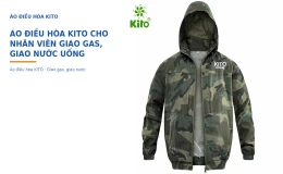 Áo Điều Hòa Kito Cho Nhân Viên Giao Gas, Giao Nước Uống Tận Nhà