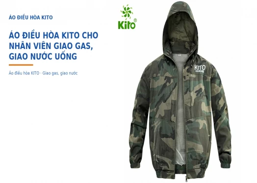 Áo Điều Hòa Kito Cho Nhân Viên Giao Gas, Giao Nước Uống Tận Nhà