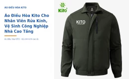 Áo Điều Hòa Kito Cho Nhân Viên Rửa Kính, Vệ Sinh Công Nghiệp Nhà Cao Tầng