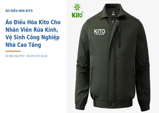 Áo Điều Hòa Kito Cho Nhân Viên Rửa Kính, Vệ Sinh Công Nghiệp Nhà Cao Tầng