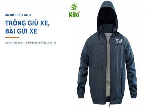 Áo Điều Hòa Kito Cho Nhân Viên Trông Giữ Xe, Bãi Gửi Xe
