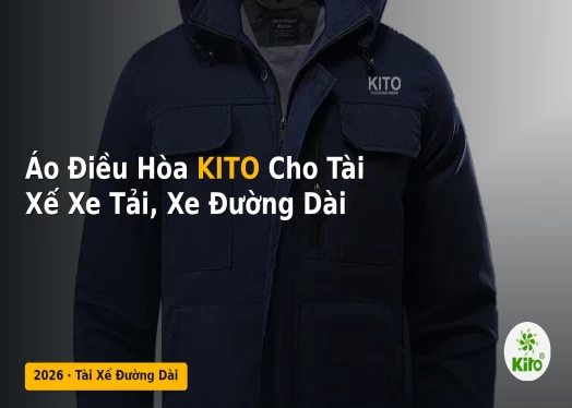Áo Điều Hòa Kito Cho Tài Xế Xe Tải, Xe Đường Dài