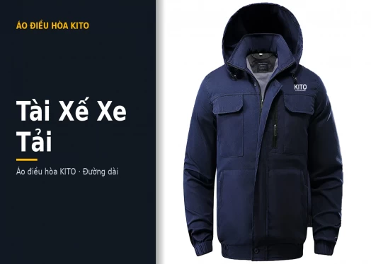 Áo Điều Hòa Kito Cho Tài Xế Xe Tải, Xe Đường Dài