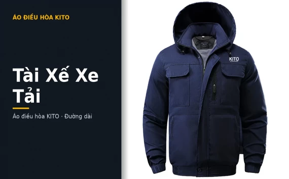 Áo Điều Hòa Kito Cho Tài Xế Xe Tải, Xe Đường Dài