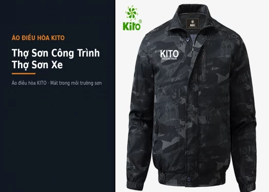Áo Điều Hòa Kito Cho Thợ Sơn Công Trình, Thợ Sơn Xe