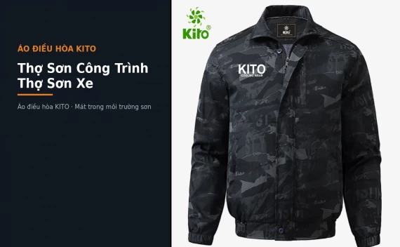 Áo Điều Hòa Kito Cho Thợ Sơn Công Trình, Thợ Sơn Xe