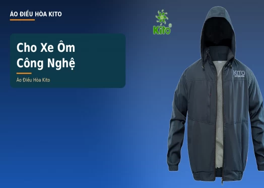 Áo Điều Hòa Kito Cho Xe Ôm Công Nghệ (Chở Khách)