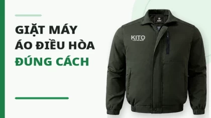 Giặt Máy Áo Điều Hòa Thế Nào Để Giữ Form Và Lỗ Gắn Quạt?