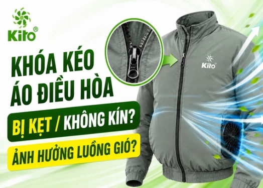 Khóa Kéo Áo Điều Hòa Bị Kẹt Hoặc Không Kín Có Ảnh Hưởng Đến Luồng Gió Không?