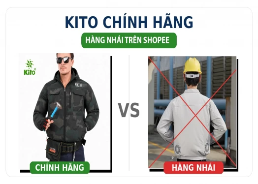 Áo Điều Hòa Kito Chính Hãng Phân Biệt Thế Nào Với Hàng Nhái Trên Shopee?