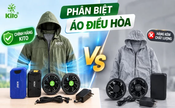 Phân biệt áo điều hòa chính hãng với hàng kém chất lượng chuẩn nhất