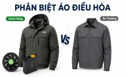 Cách phân biệt áo điều hòa quạt gió chính hãng với áo điều hòa thường