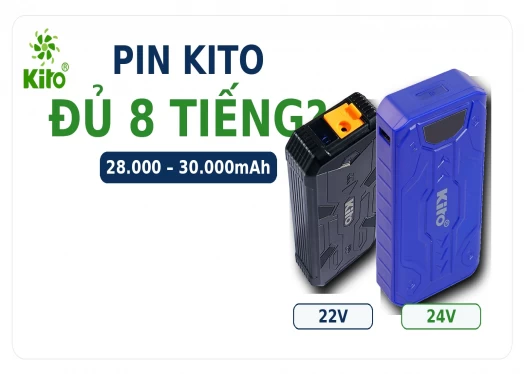 Pin Áo Điều Hòa Kito Bao Nhiêu mAh Là Đủ Dùng 1 Ca Làm 8 Tiếng?
