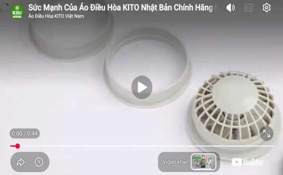 Sức Mạnh Của Áo Điều Hòa KITO Pin 20.000mAh( 8 - 10h)