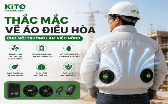 Thắc mắc về áo điều hòa cho môi trường làm việc nóng