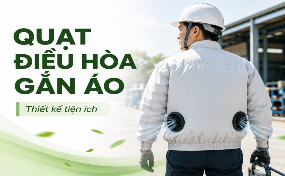 Quạt điều hòa gắn áo - Thiết kế độc lạ mà vô cùng tiện ích