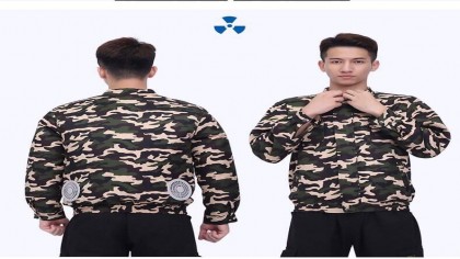 Nếu bạn đang bất lực vì nóng, hãy sử dụng áo bảo hộ có quạt !