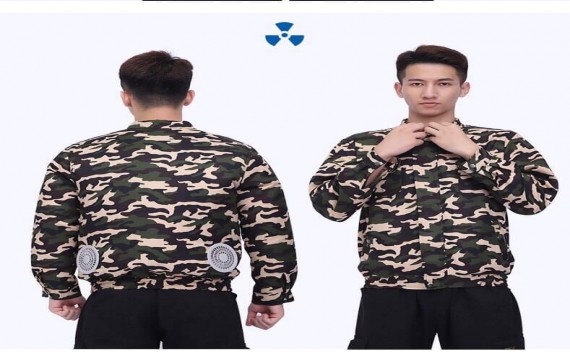 Nếu bạn đang bất lực vì nóng, hãy sử dụng áo bảo hộ có quạt !