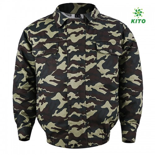 Áo Điều Hòa KITO KT01 Rằn Ri, Áo Rời, Có Túi Đá Khô, Không Mũ