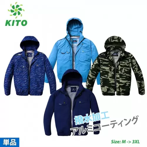 Áo Rời KITO KT02 Chính Hãng 100% Cotton, Áo Không Gắn Quạt, Không Kèm Pin Quạt Sạc