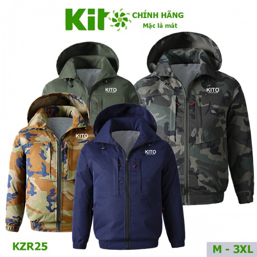 Áo Quạt Điều Hòa KITO KT03 Áo Rời Chính Hãng – Có Mũ, 4 Màu