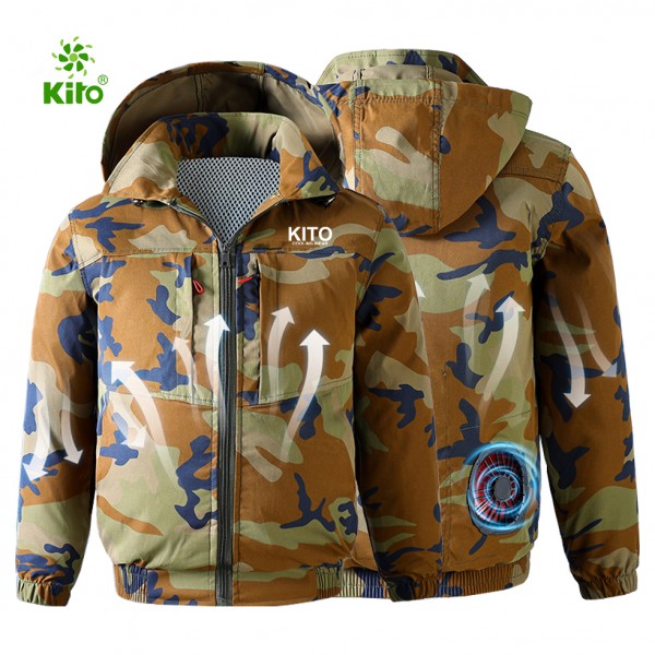 Áo Rời KITO KT03 Rằn Ri Vàng, 2 Lớp Lót Lưới, Không Kèm Phụ Kiện