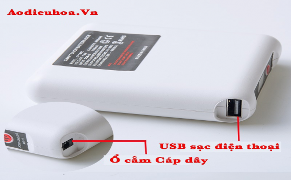 Cách sử dụng pin áo điều hòa chính hãng giúp áo điều hoà bền lâu