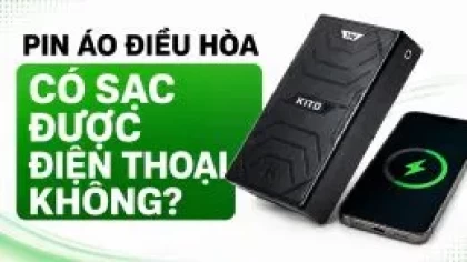 Pin áo điều hòa có sạc được điện thoại không? Cách dùng đúng và an toàn