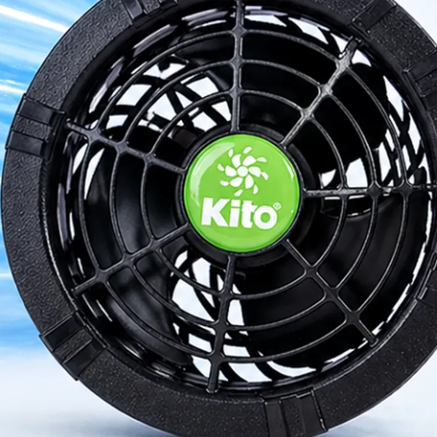 Cận cảnh lồng và cánh quạt KITO trước khi lắp lại