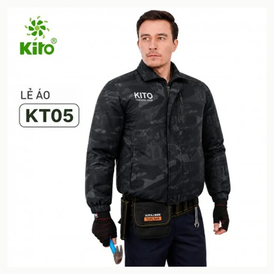 Áo điều hòa KITO dùng trong ca làm việc kéo dài 8 tiếng
