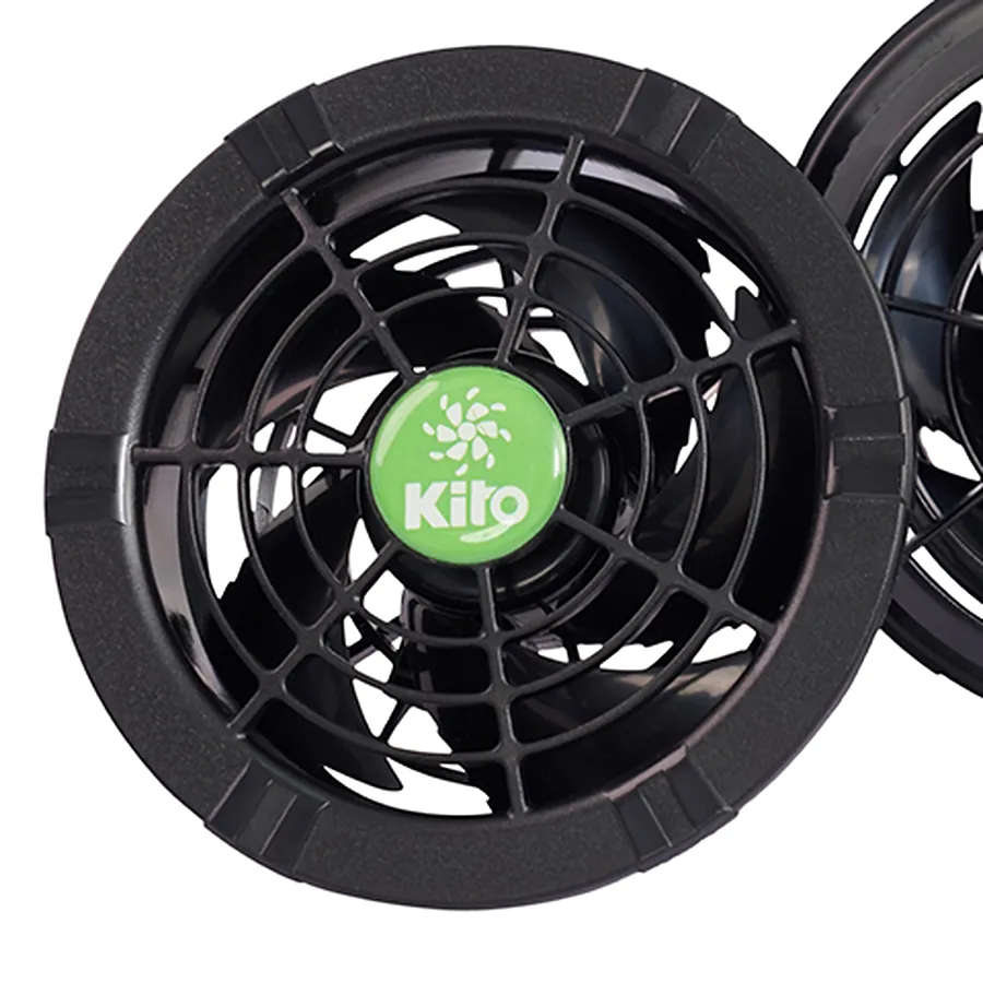 Mặt trước quạt áo điều hòa KITO KZT03 24V