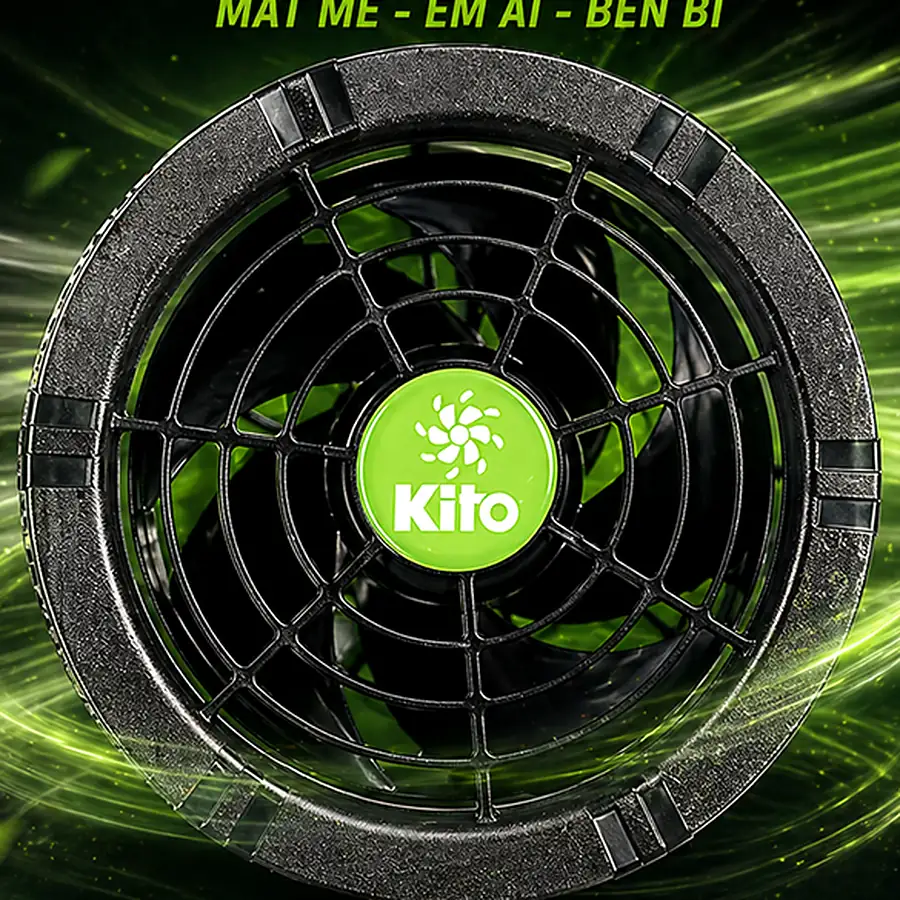 Vòng ngoài và lồng trước quạt KITO KZT03