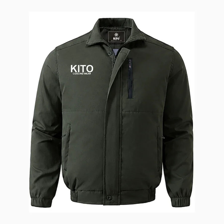 Form áo điều hòa KITO không mũ nhìn từ phía trước