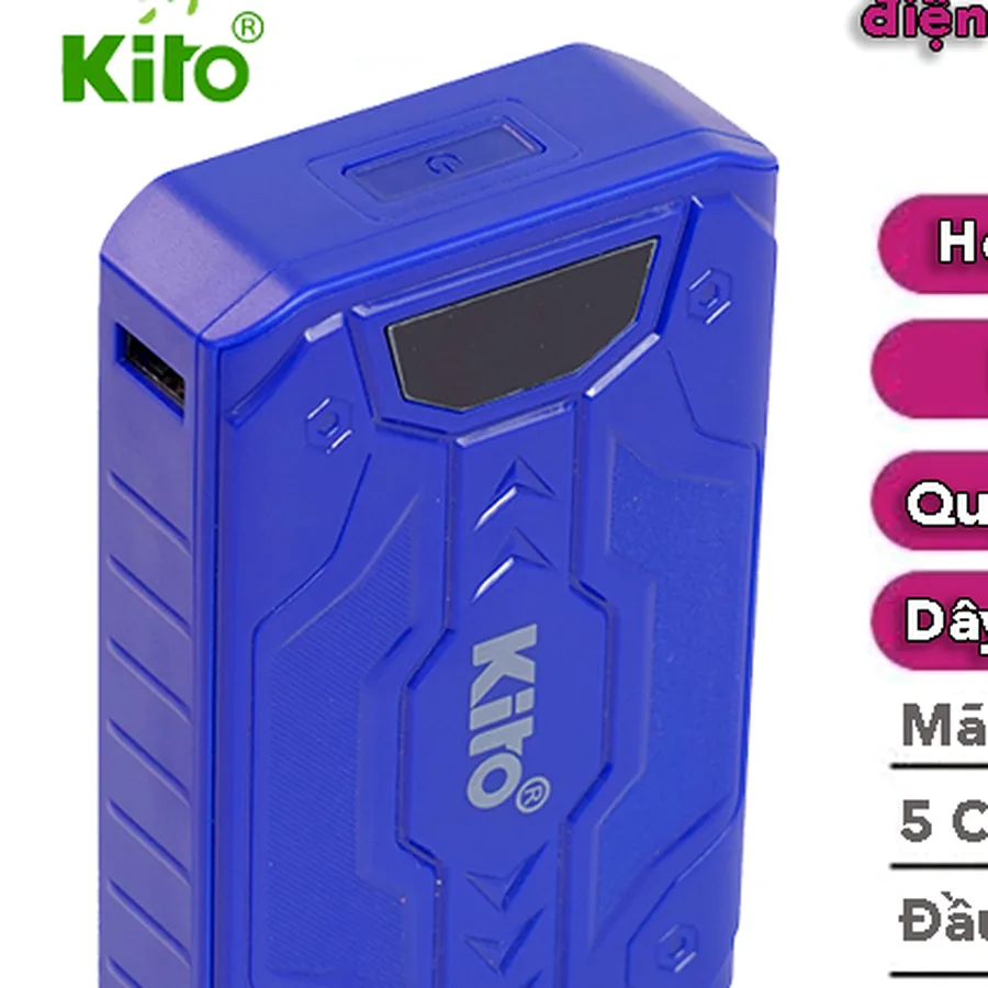 Pin áo điều hòa KITO thực tế dùng để kiểm tra model