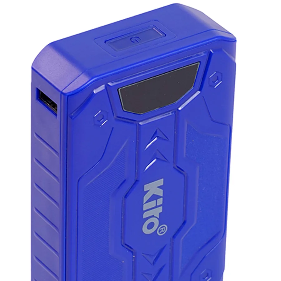 Quan sát thân vỏ pin áo điều hòa KITO trước khi sạc