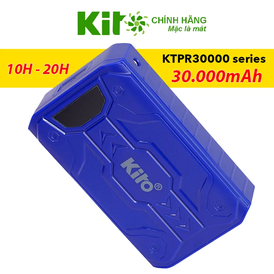 Kiểm tra cổng kết nối trên pin áo điều hòa KITO