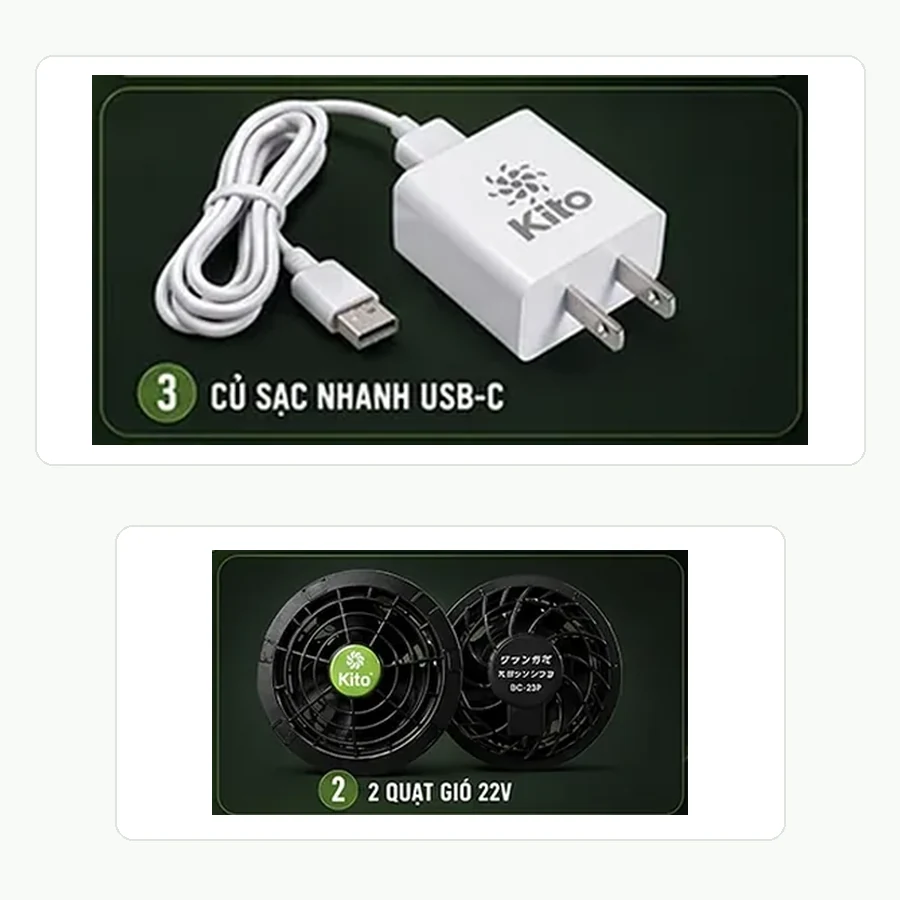 Kiểm tra model pin KITO trước khi cắm sạc