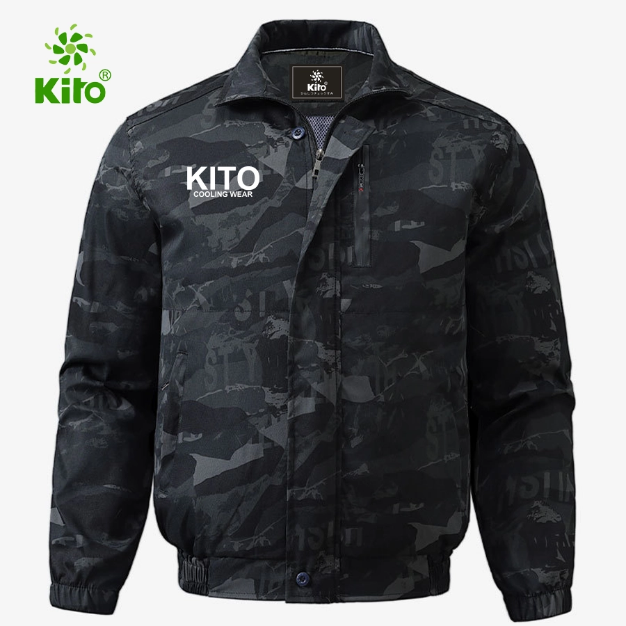 Bộ áo điều hòa Kito KT05 kèm pin và quạt đầy đủ phụ kiện