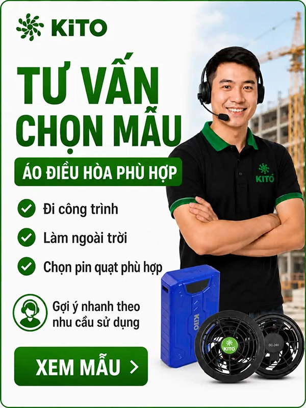 Chọn áo điều hòa kito theo ngành nghề phù hợp
